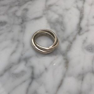 Interlocking Silver Ring